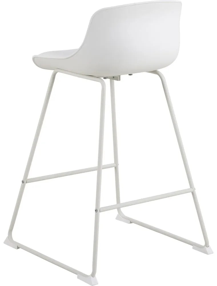 Scaun de bar alb (înălțime șezut 66 cm) Tina – Actona