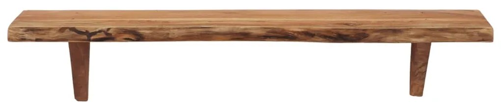 247928 vidaXL Rafturi de perete, 2 buc., 90x20x18 cm, lemn masiv de acacia