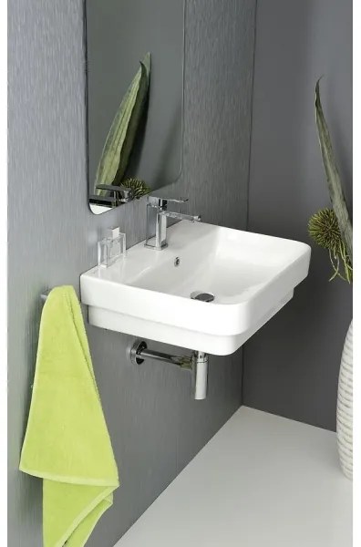 Isvea SOTT AQUA lavoar pentru blat 48x42 cm ceramică/alb