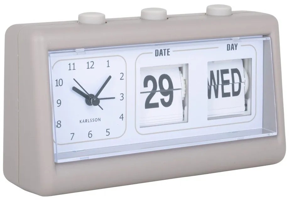 Ceas deșteptător digital Data Flip – Karlsson