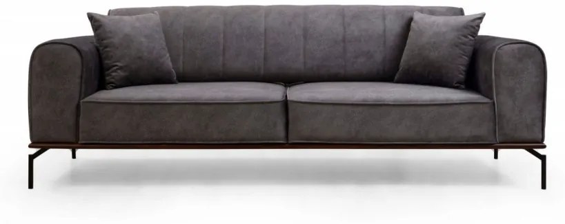 Canapea Extensibilă cu 3 Locuri Siesta Plain Back 3 Seater, Antracit