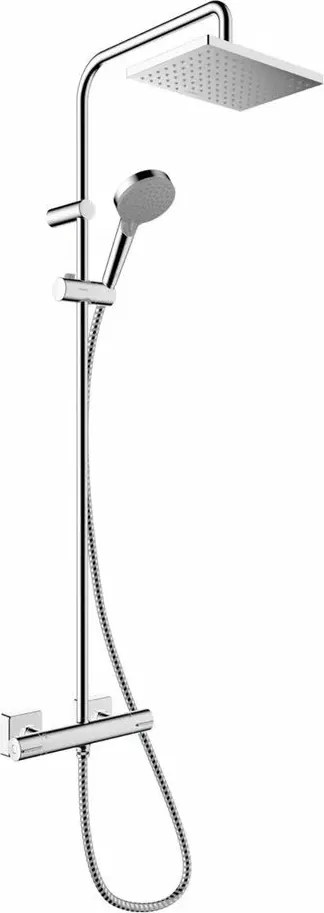 Coloana de dus cu baterie termostatata Hansgrohe Vernis Shape 230 cu 2 functii