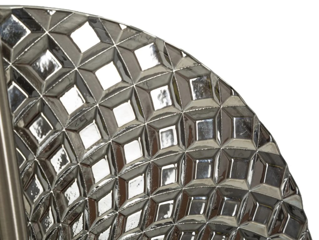Mauro Ferretti Lampa De  Perete Argintie cm 28X15X54 | Aosom Romania