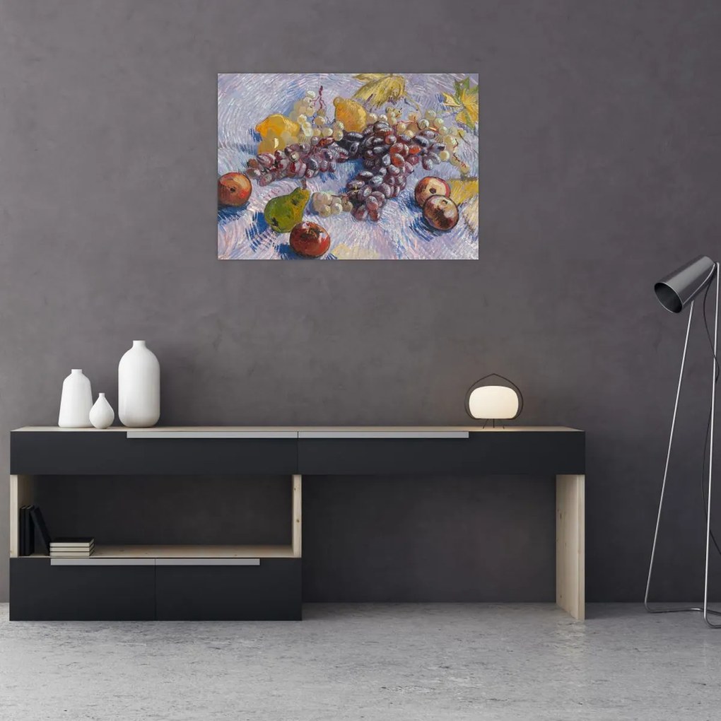 Tablou - Vincent van Gogh, Grapes, Lemons, Pears, and Apples, reproducere (70x50 cm)