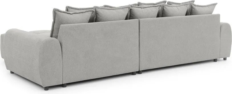 Colțar gri deschis (cu colț pe partea dreaptă/cu șezlong) Albane – Ropez