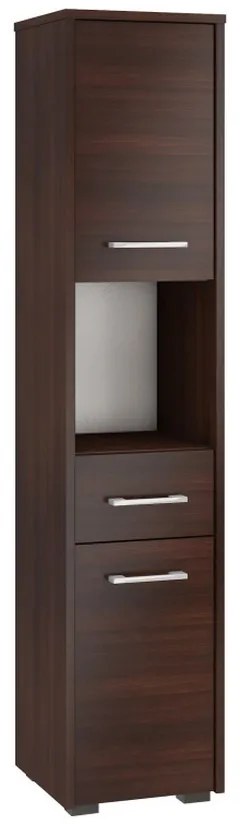 Supermobel Dulap de baie FIN 2D1SZ1WN, 30x140x30, alb