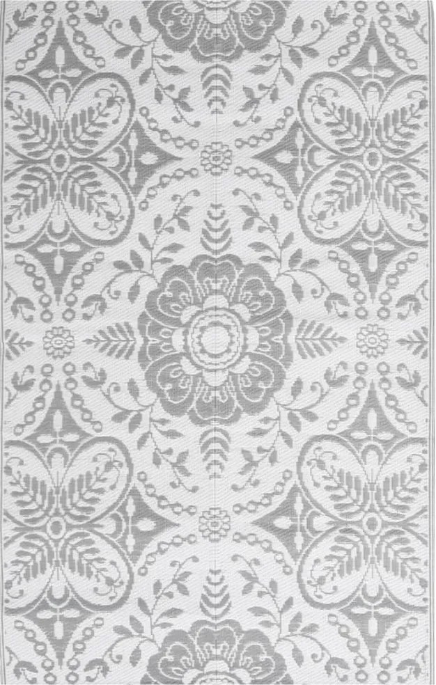 vidaXL Covor de exterior, ARAKIL gri deschis, 140x200 cm, PP