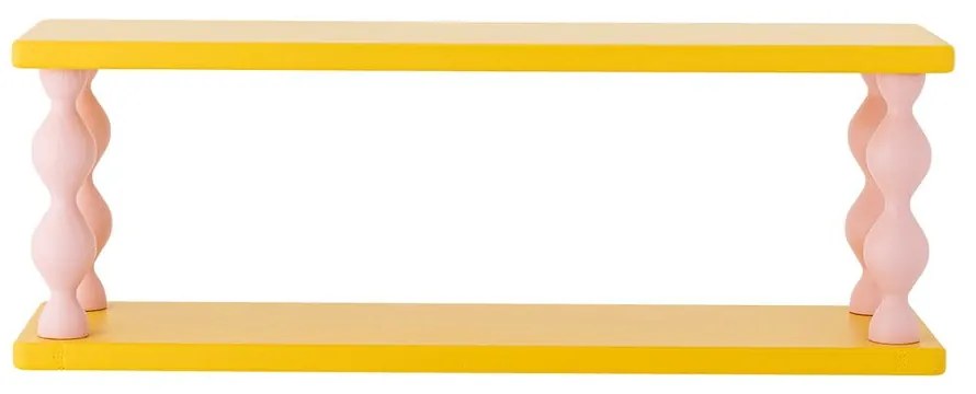 Raft de copii galben etajat 60 cm Bibiola – Bloomingville Mini