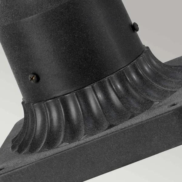 Lampă de exterior Kichler KL-RIVERWOOD3-M RIVERWOOD 1xE27/60W/230V IP44 negru