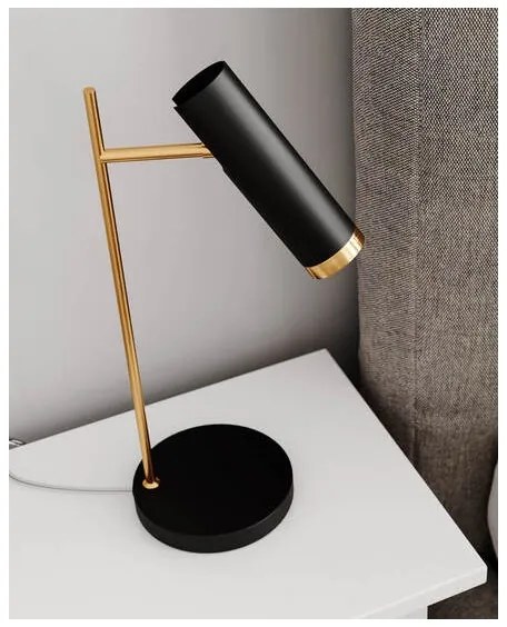 ByRydens 4002280-4002 - Lampă de masă PULS 1xGU10/7W/230V, neagră