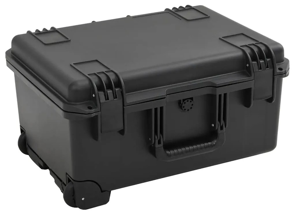 vidaXL Carcasă de transport portabilă, negru, 54x41,5x29 cm, PP