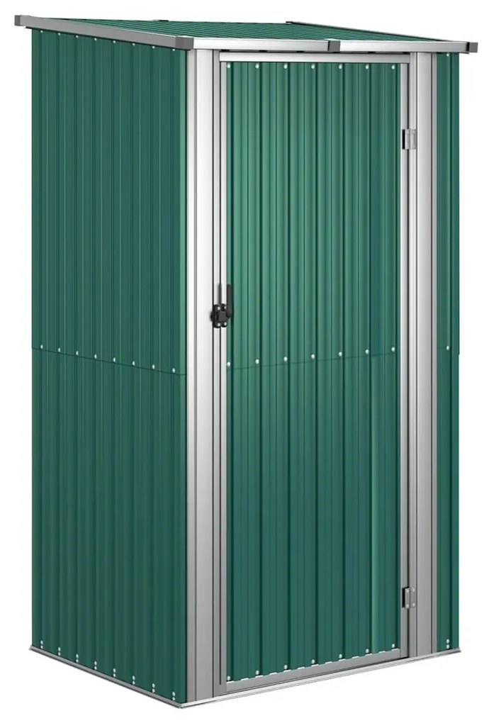 Sopron de gradina, verde, 118,5x97x209,5 cm, otel zincat Verde