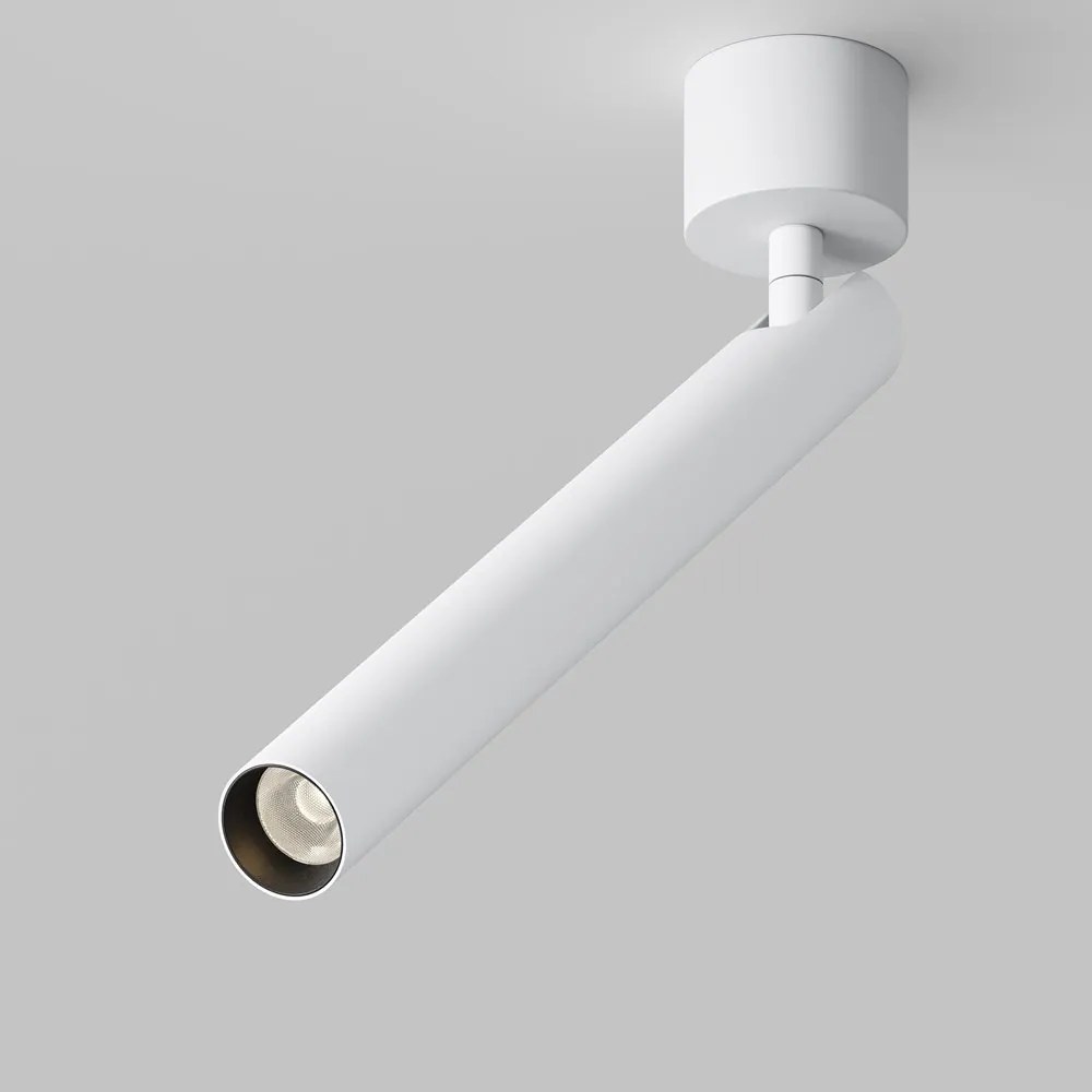 Spot LED aplicat directionabil Focus T alb