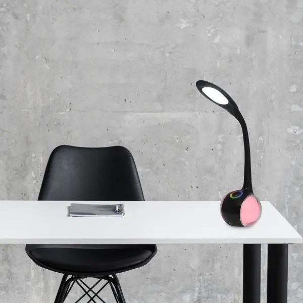 Lampă LED RGBW tactilă dimabilă de masă COSMOS LED/6,5W/230V negru