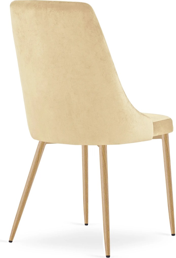 Scaun de dining IMOLA VELVET, bej