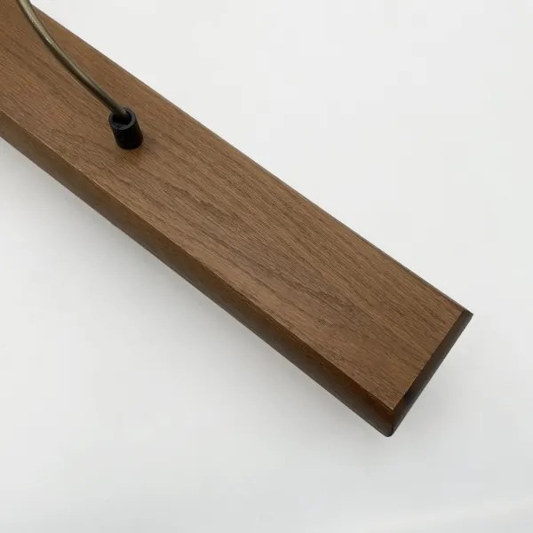 Lampă suspendată pe cablu AIDA 2xE27/15W/230V Ø 35 cm stejar/crem