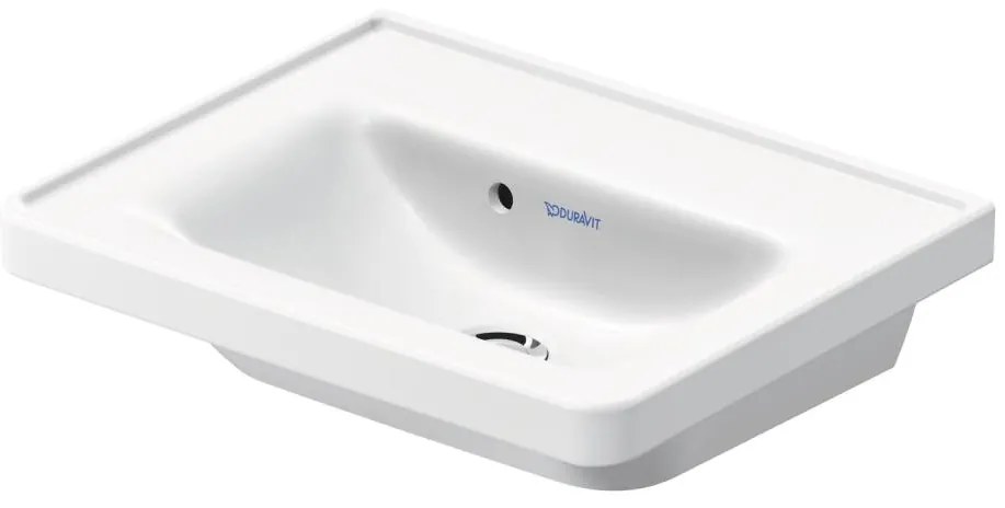 Lavoar suspendat Duravit D-NEO 742500060, 50 x 40 cm, ceramică, alb lucios