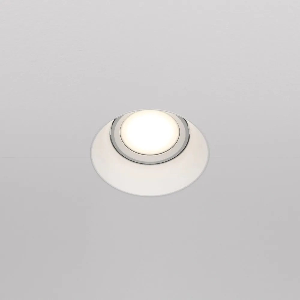 Spot incastrabil design tehnic Dot alb
