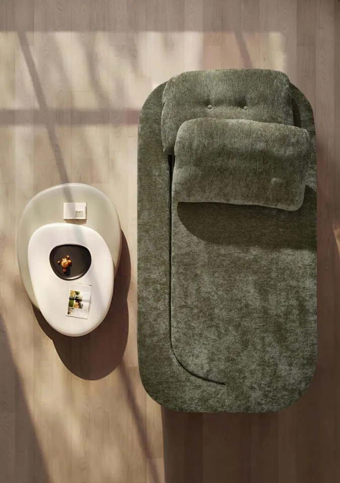 Canapea extensibilă din spumă cu memorie – 200x100x70 cm – design modern și funcțional (Culoare: Gri)