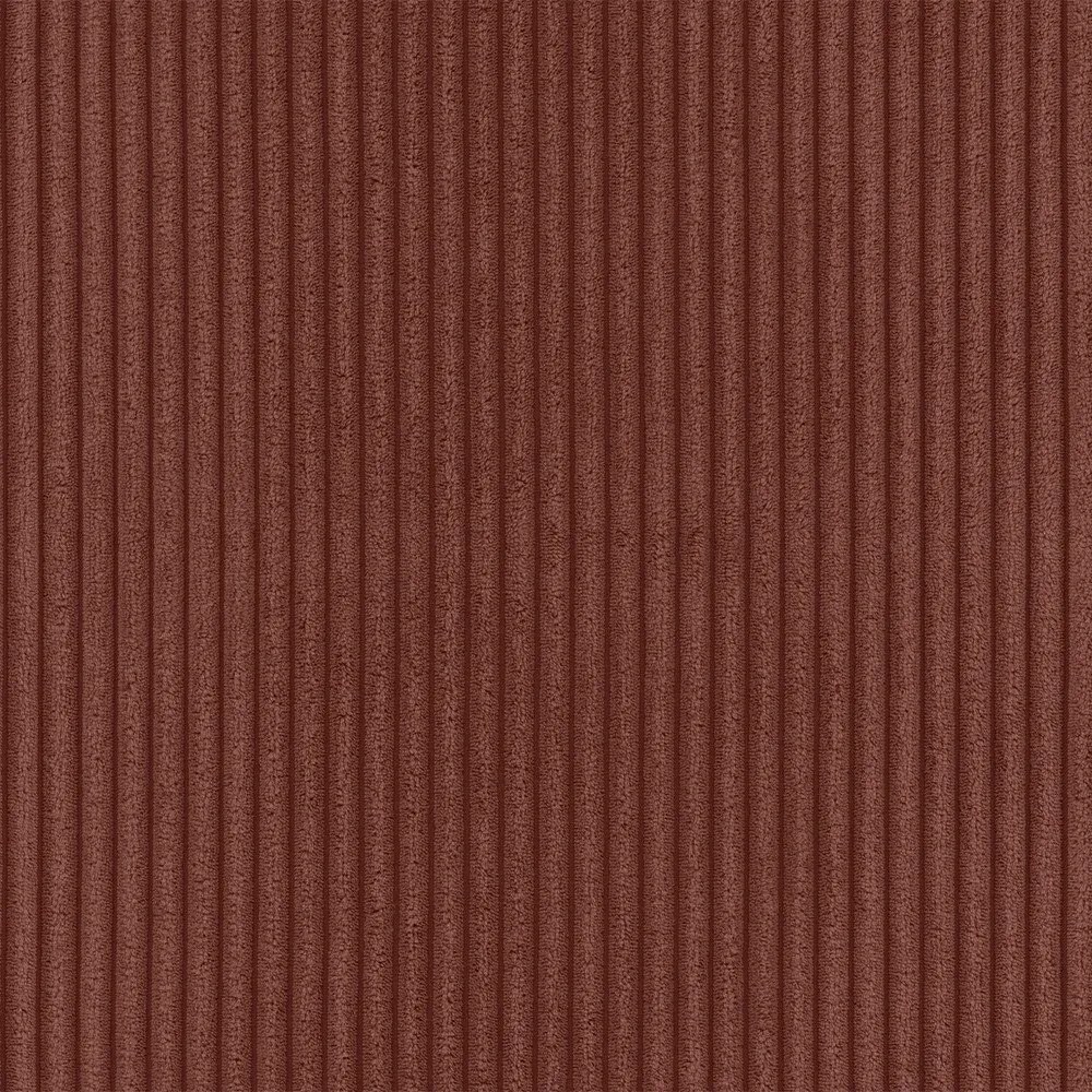 Colțar teracotă cu tapițerie din catifea reiată (cu colț pe partea stângă/cu șezlong) Merid – Ropez