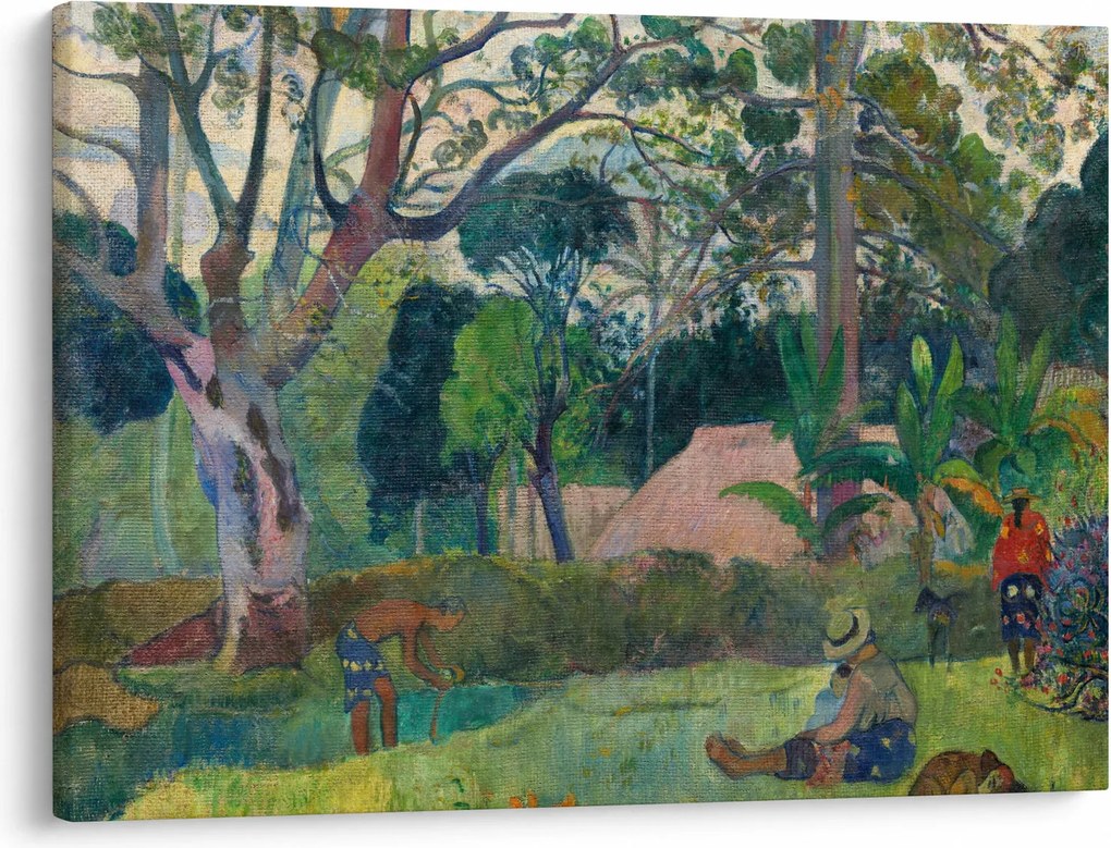 Tablou - Paul Gauguin, Te raau rahi (The Big Tree), reproducere (70x50 cm)