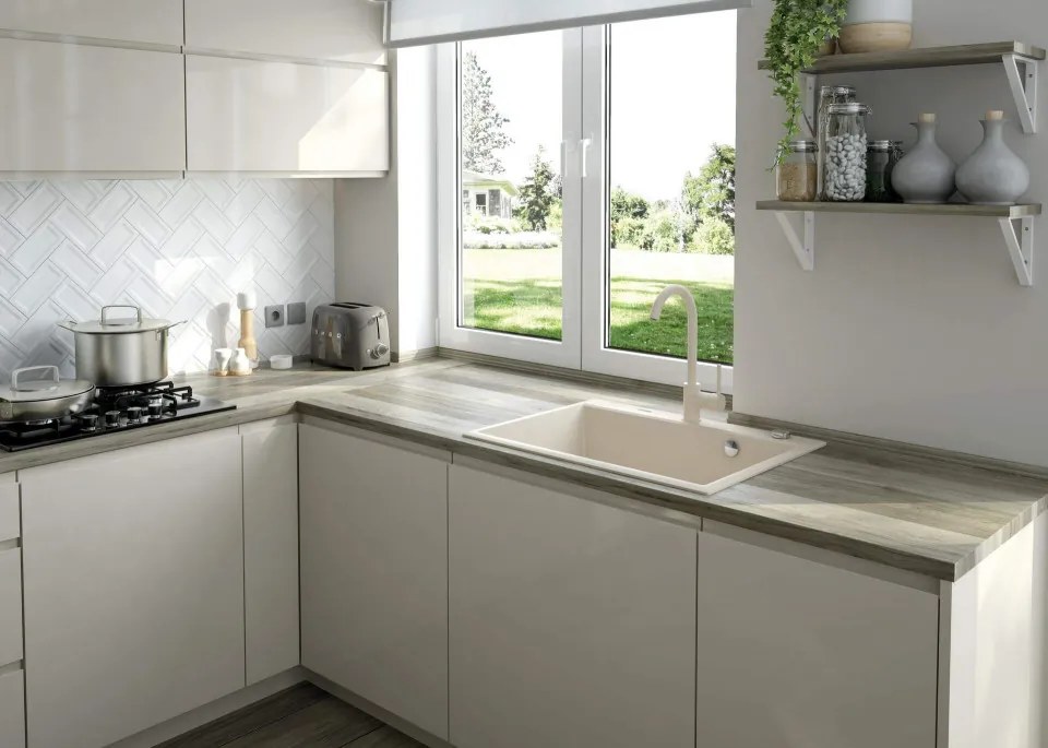 Baterie bucatarie Deante Milin Alb BEU W62M @deante