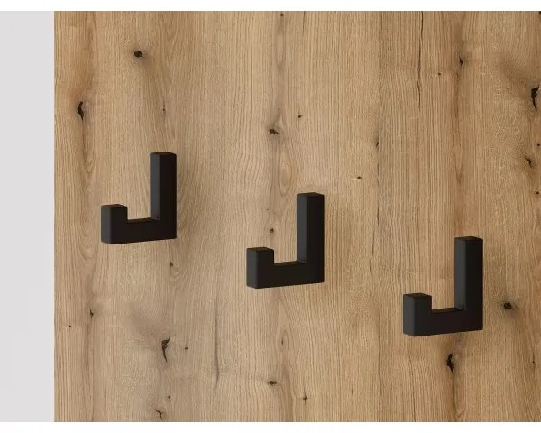 Panou pentru hol cu oglindă SVEN, maro/grafit