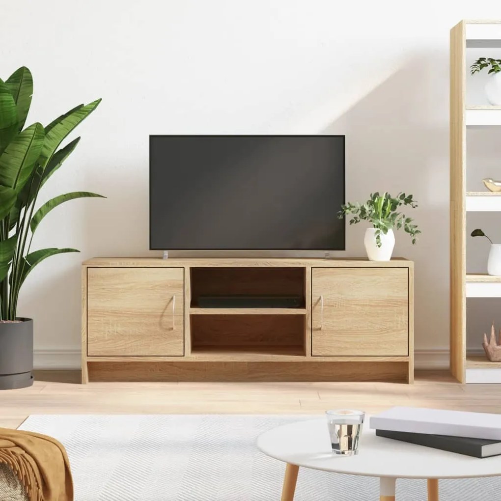 vidaXL Dulap TV stejar sonoma, 102x30x37,5 cm, lemn prelucrat