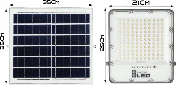 Proiector solar LED reglabil LED/150W/3,2V 5000K 15000 mAh IP65 negru + telecomandă