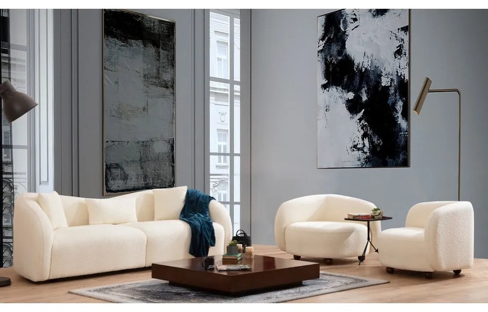 Canapea crem 236 cm Venedik – Artie