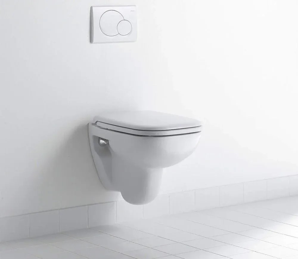 Vas WC suspendat Duravit D-CODE 35x48 cm evacuare orizontala, compact