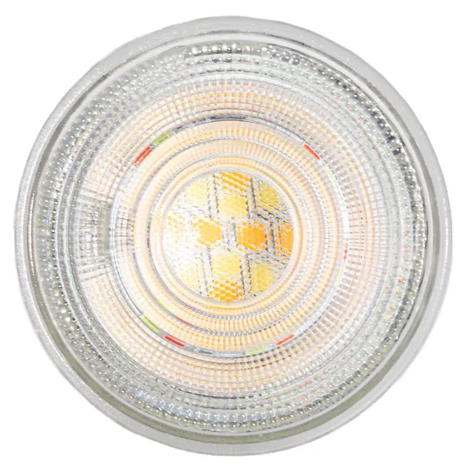 Set de 5 becuri inteligente GU10 50 LED transparente RGBW 4,5W 350 lm 2700-6000K