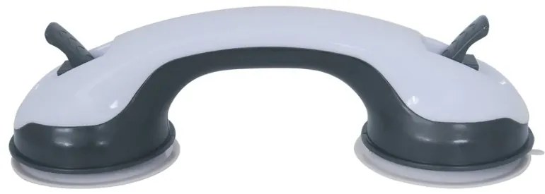 Bară pentru baie cu ventuze Spirella SAFE, albă,29 cm