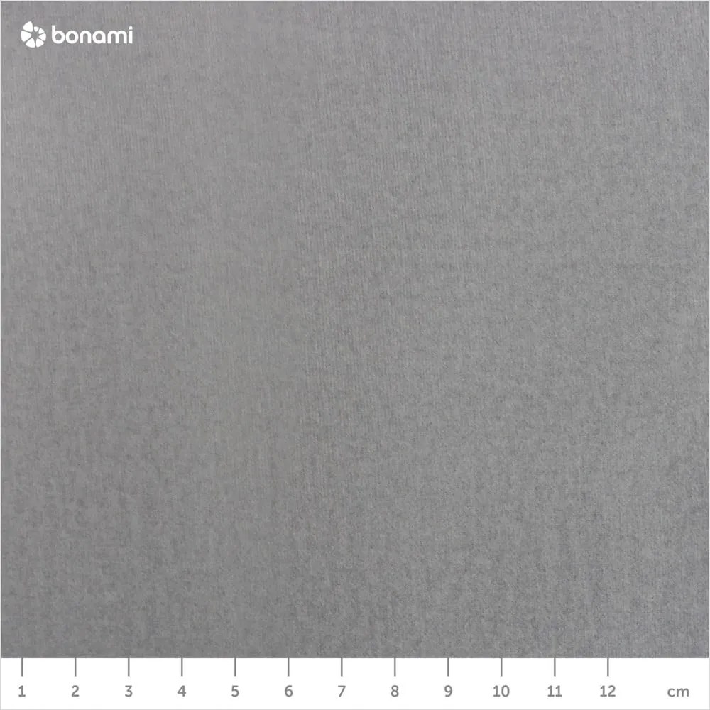 Colțar extensibil cu tapițerie de catifea și șezlong pe partea stângă Windsor &amp; Co Sofas Nuage, gri deschis