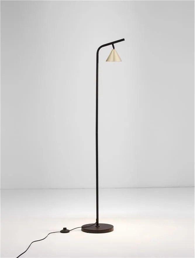 Lampadar design decorativ CONICO auriu, NVL-9011436
