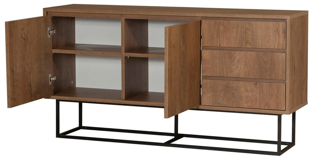 Mobilier living Lexuna 17 (Nuc + Negru). 1089206