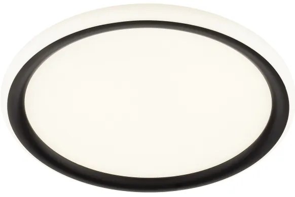 Brilliant - Plafonieră LED dimabilă CARLOZ LED/16W/230V Ø 30 cm, neagră