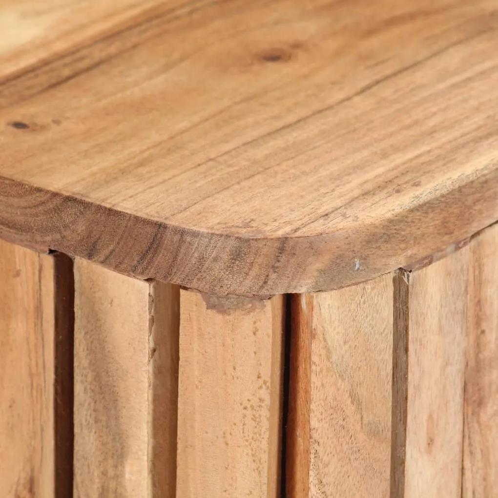 Noptiera, 40x30x50 cm, lemn masiv de acacia 1, 40 x 30 x 50 cm