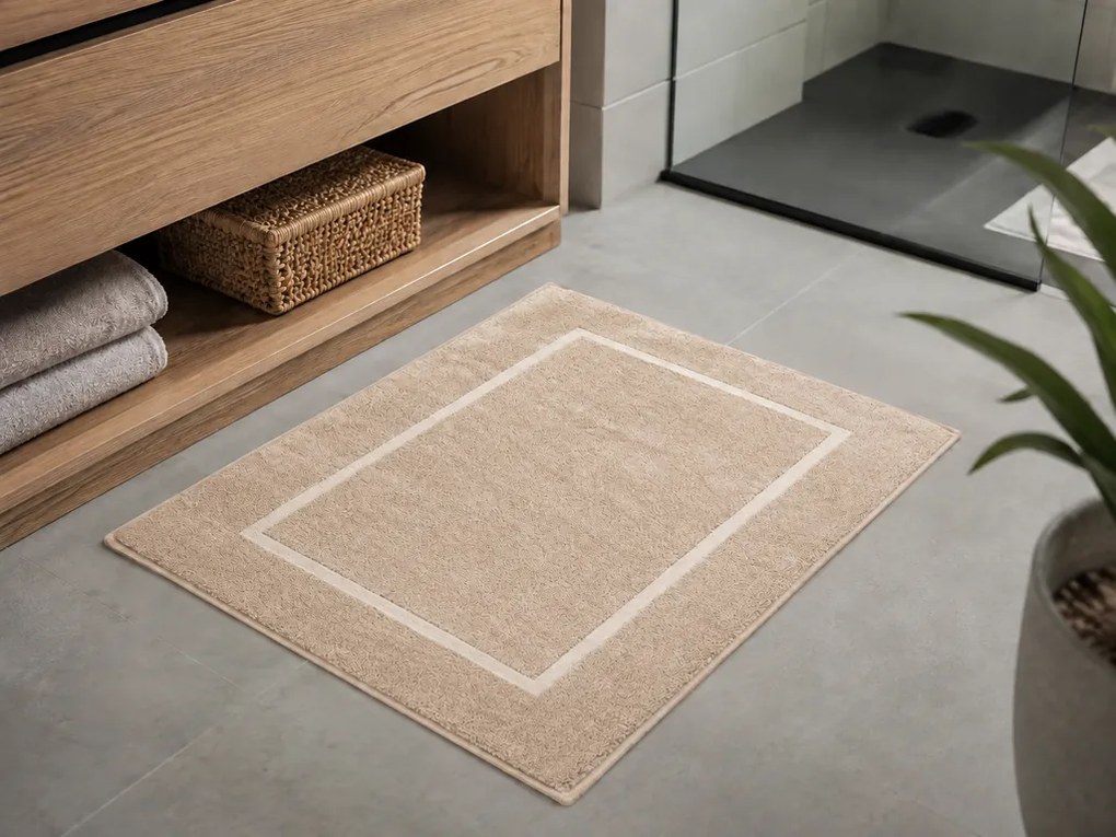 Covoras baie pentru hoteluri 750g/m2 crem