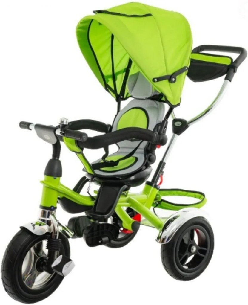 Tricicletă Euro Baby cu tijă de ghidare 2019 - verde, K19