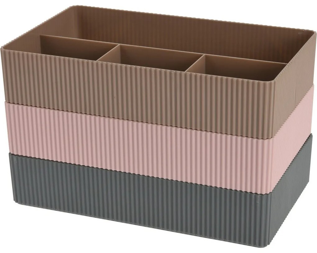 Organizator de cosmetice Stripe