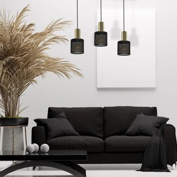 Lustră pe cablu ARES 3xE27/60W/230V