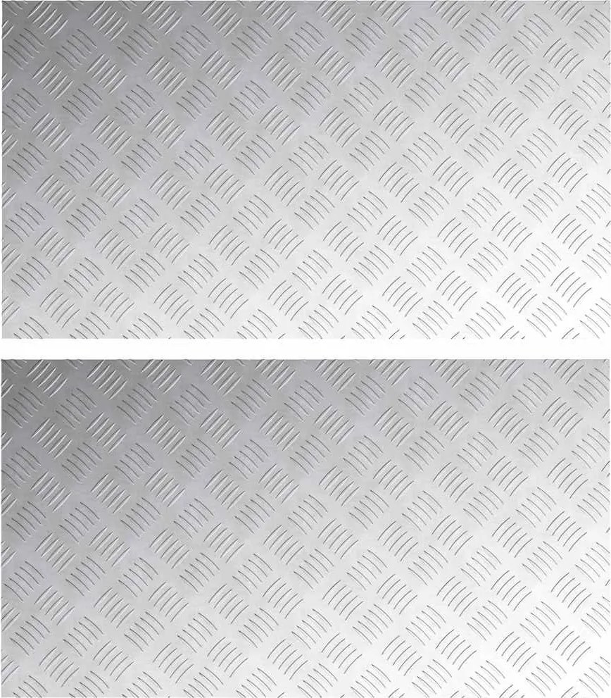 vidaXL Trepte Dreptunghiular 2 pcs Argintiu 90 x 50 cm Aluminiu