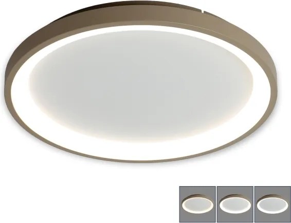 BRILAGI - Corp de iluminat LED de tavan dimabil FALCON SLIM LED/42W/230V alb/bej + telecomandă