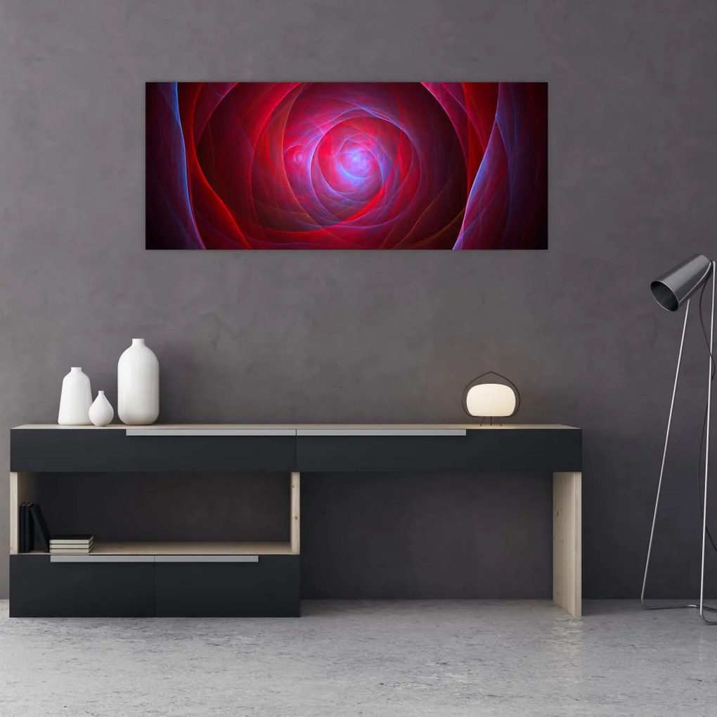 Tabloul abstract cu ochi (120x50 cm)