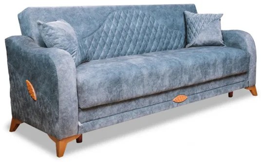 Canapea Extensibila Smart, Grey Si Silver, 220 X 85 X 93 Cm