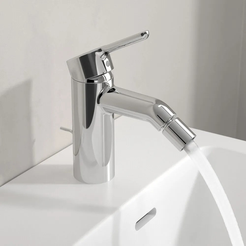 Baterie bideu Villeroy&Boch Skyla monocomanda crom lucios