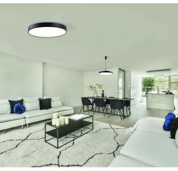 Azzardo AZ5088 - Lustră LED dimabilă pe cablu MARCELLO LED/30W/230V negru + + telecomandă