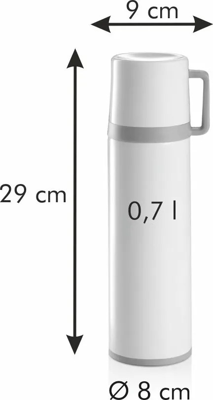 Termos cu cană Tescoma CONSTANT CREAM, 0,7 l, 0,7 l