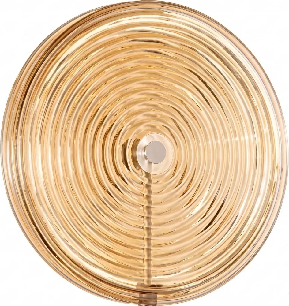 Ondaluce - Abajur de schimb pentru lampadar JOKEY, Ø 40 cm, bej fumuriu